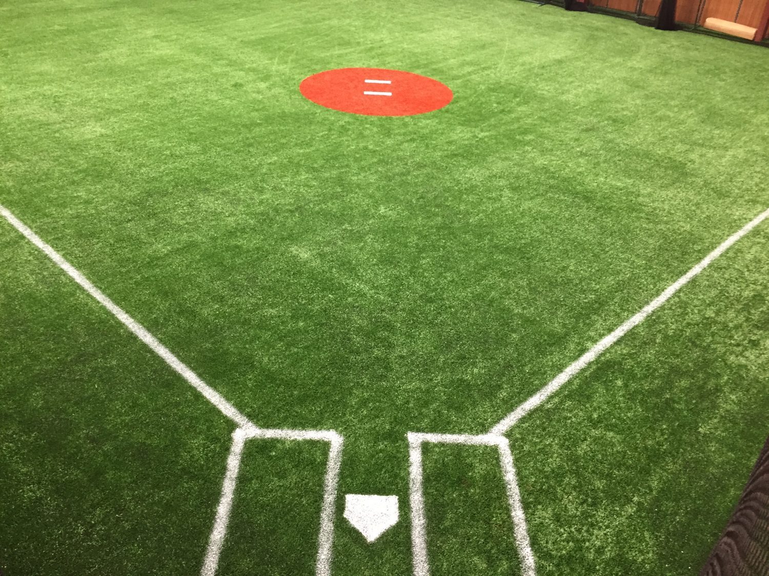 indoor turf football field